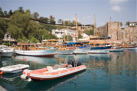 Old Harbour, Antalya, Anatolia, Turkey, Asia Minor, Eurasia Stock Photo - Rights-Managed, Code: 841-03066652