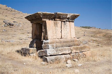 Tombeau, site archéologique de Hiérapolis, Pamukkale, patrimoine mondial de l'UNESCO, Anatolie, Turquie, Asie mineure, Eurasie Photographie de stock - Rights-Managed, Code: 841-03066674