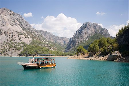 simsearch:841-02946551,k - Tourist boat, Green Canyon, Oymapinar Lake, Manavgat, Antalya region, Anatolia, Turkey, Asia Minor, Eurasia Stock Photo - Rights-Managed, Code: 841-03066671