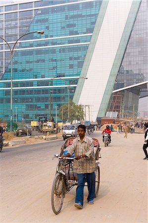 Tech center 50km from Delhi at Gurgaon, Haryana state, India, Asia Stock Photo - Rights-Managed, Code: 841-03066983