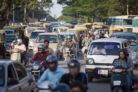 -Bouchons sur la route de la Brigade, Bangaluru (Bangalore), Karnataka, Inde, Asie Photographie de stock - Rights-Managed, Code: 841-03066994