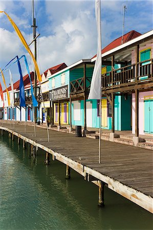 st john's - Heritage Quay shopping district in St. John's, Antigua, Leeward Islands, West Indies, Caribbean, Central America Foto de stock - Con derechos protegidos, Código: 841-03067104