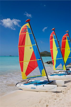 simsearch:841-03066378,k - Colourful sailboats on Jolly Beach, Antigua, Leeward Islands, West Indies, Caribbean, Central America Stock Photo - Rights-Managed, Code: 841-03067106