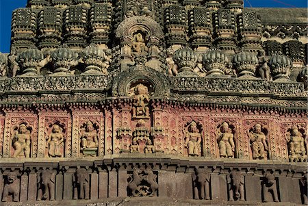 The Grishneshwar Temple at Verul village near Ellora, Maharashtra state, India, Asia Stock Photo - Rights-Managed, Code: 841-03067298