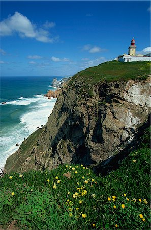 Cabo da Roca, most westerly point of continental Europe, Portugal, Europe Stock Photo - Rights-Managed, Code: 841-03067343
