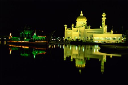 La Mosquée Omar Ali Saifuddin construit en 1958, Bandar Seri Begawan, Brunéi Darussalam, Bornéo, l'Asie du sud-est, Asie Photographie de stock - Rights-Managed, Code: 841-03067624