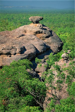 Partie de Nourlangie Rock, établissement autochtone sacrée et le site d'art rupestre Kakadu National Park, patrimoine mondial de l'UNESCO, Northern Territory, Australie, Pacifique Photographie de stock - Rights-Managed, Code: 841-03067670