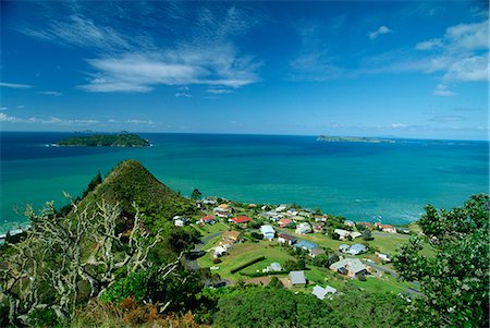simsearch:841-03062350,k - Looking east from Paku mountain, a lookout at Tairua on the east coast of the Coromandel Peninsula, South Auckland, North Island, New Zealand, Pacific Stock Photo - Rights-Managed, Code: 841-03067765