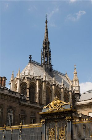 Sainte-Chapelle, Ile de la Cite, Paris, France, Europe Stock Photo - Rights-Managed, Code: 841-03060314