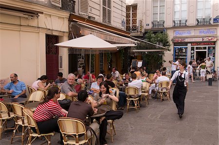 simsearch:841-03066514,k - Bistrot, Rue Saint-Séverin, Quartier Latin, Paris, France, Europe Photographie de stock - Rights-Managed, Code: 841-03060331