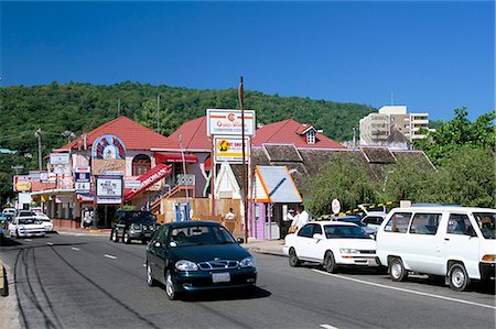 Main street, Ocho Rios, Jamaïque, Antilles, l'Amérique centrale Photographie de stock - Rights-Managed, Code: 841-03060417