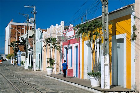 single storey - Old City, Natal, State of Rio Grande do Norte, Brazil, South America Foto de stock - Con derechos protegidos, Código: 841-03060437