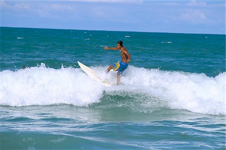 Surfer, Praia do Amor, Pipa, Natal, Rio Grande do Norte state, Brazil, South America Foto de stock - Con derechos protegidos, Código: 841-03060464