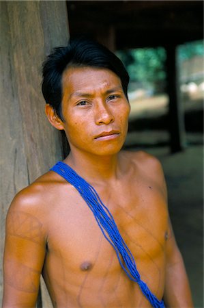 Homme indien Embera, Parc National de Soberania, Panama, Amérique centrale Photographie de stock - Rights-Managed, Code: 841-03060478