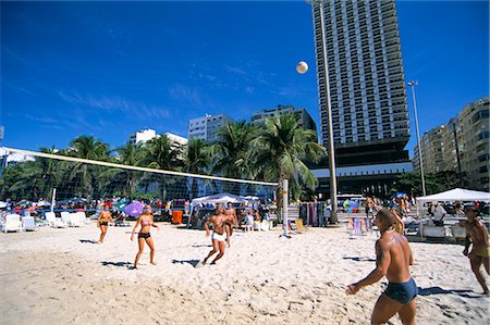 rio de janeiro entertainment pictures - Copacabana beach, Rio de Janeiro, Brazil, South America Stock Photo - Rights-Managed, Code: 841-03060524