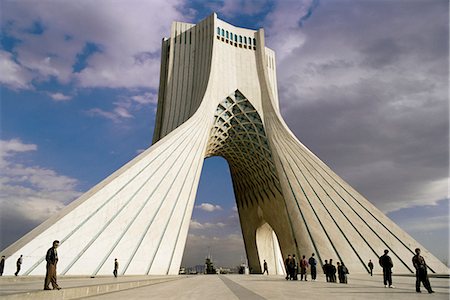 Tour Azadi, Téhéran, Iran, Moyen-Orient Photographie de stock - Rights-Managed, Code: 841-03060714