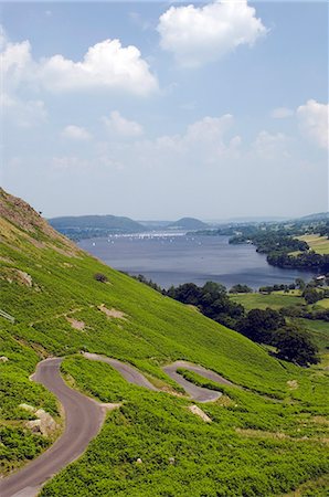 simsearch:841-03061073,k - Lac Ullswater de Martindale Road, Parc National de Lake District, Cumbria, Angleterre, Royaume-Uni, Europe Photographie de stock - Rights-Managed, Code: 841-03061018