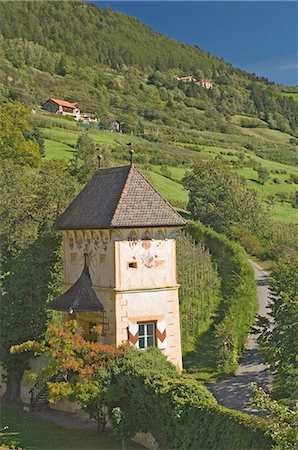 Castel Churburg Colra, Sluderno, Venosta, Italy, Europe Foto de stock - Con derechos protegidos, Código: 841-03061272