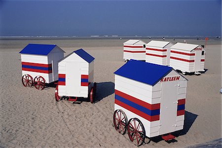 Beach huts, Blankenberge, Belgium, Europe Stock Photo - Rights-Managed, Code: 841-03061285