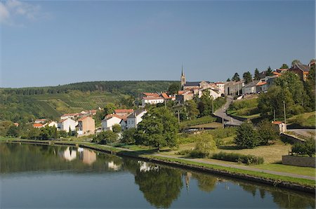 Schengen, Moselle wine route, Luxembourg, Europe Stock Photo - Rights-Managed, Code: 841-03061346