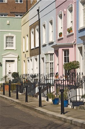 A street in Chelsea, London, England, United Kingdom, Europe Stock Photo - Rights-Managed, Code: 841-03061352