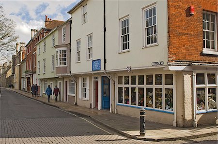 College Street and souvenir shop, Winchester, Hampshire, England, United Kingdom, Europe Fotografie stock - Rights-Managed, Codice: 841-03061404