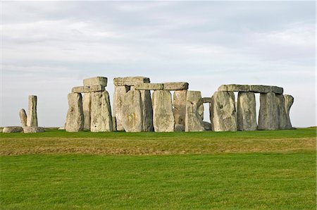 salisbury plains - Stonehenge, cercle de pierres de 5000 ans, patrimoine mondial de l'UNESCO, la plaine de Salisbury, Wiltshire, Angleterre, Royaume-Uni, Europe Photographie de stock - Rights-Managed, Code: 841-03061400