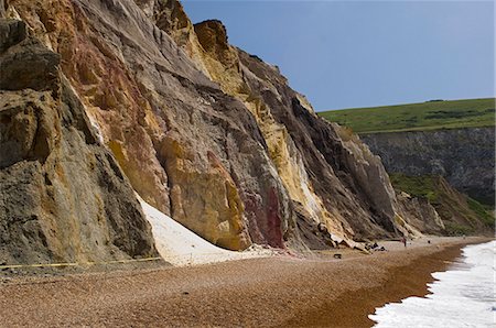 simsearch:841-03064634,k - Les falaises multicolores et de la plage à Alum Bay, île de Wight, Hampshire, Angleterre, Royaume-Uni, Europe Photographie de stock - Rights-Managed, Code: 841-03061462