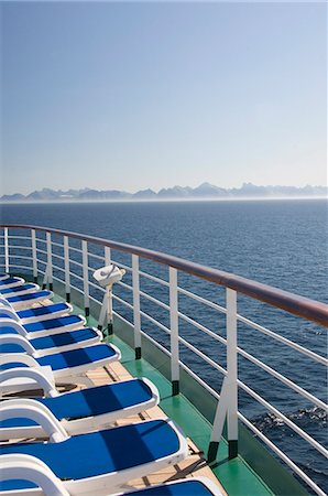 Cruise ship, view from sun deck, Lofoten Islands, northern Norway, Scandinavia, Europe Stock Photo - Rights-Managed, Code: 841-03061483