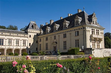 The 15th century Chateau Breze, Maine-et-Loire, Loire valley, France, Europe Foto de stock - Con derechos protegidos, Código: 841-03061518