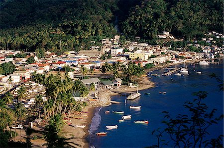 simsearch:841-06343029,k - View over Soufriere, St. Lucia, Windward Islands, West Indies, Caribbean, Central America Fotografie stock - Rights-Managed, Codice: 841-03061751