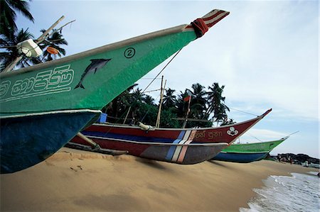 simsearch:841-03061777,k - Fishing boats on the shore, Thiranagama beach, Sri Lanka, Asia Stock Photo - Rights-Managed, Code: 841-03061785