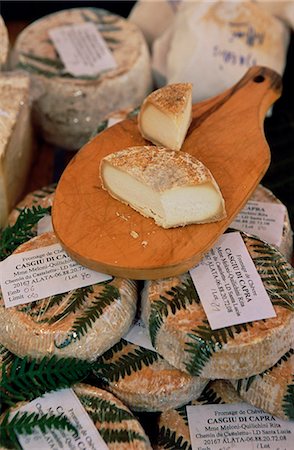 Cheese in the market, Ajaccio, Corsica, France, Europe Stock Photo - Rights-Managed, Code: 841-03062097