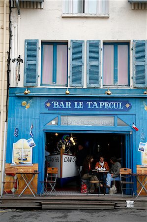 Restaurant au port de Cancale, Bretagne, France, Europe Photographie de stock - Rights-Managed, Code: 841-03062163