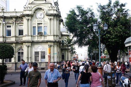 post office - People by the old post office, San Jose, Costa Rica, Central America Stock Photo - Rights-Managed, Code: 841-03062223