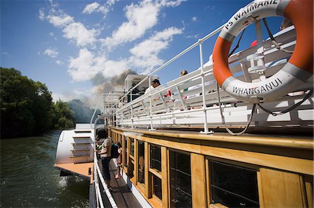 schaufelraddampfer - Waimarie Paddle Steamer, Wanganui (Whanganui), North Island, New Zealand, Pacific Foto de stock - Con derechos protegidos, Código: 841-03062381