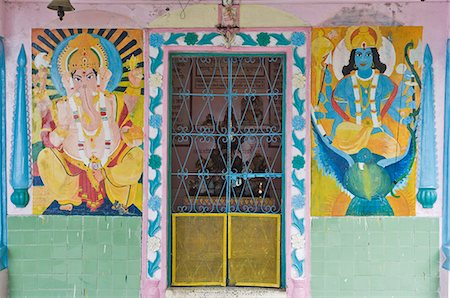 Hindu Temple, McLeod Ganj, Dharamsala, Himachal Pradesh state, India, Asia Stock Photo - Rights-Managed, Code: 841-03062564