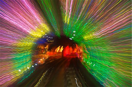 West Bund Sightseeing Tunnel, Huangpu District, Shanghai, China, Asia Stock Photo - Rights-Managed, Code: 841-03062640