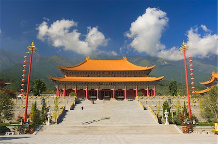 dali - Yoan constantin Temple, vieille ville de Dali, Yunnan Province, Chine Photographie de stock - Rights-Managed, Code: 841-03062691