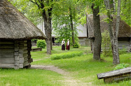 Traditional Latvian building, Latvian Open Air Ethnographic Museum (Latvijas etnografiskais brivdabas muzejs), near Riga, Latvia, Baltic States, Europe Stock Photo - Rights-Managed, Code: 841-03062926