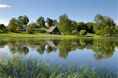 simsearch:841-03062917,k - Ponds and traditional buildings, Turaida Museum Reserve, near Sigulda, Latvia, Baltic States, Europe Stock Photo - Rights-Managed, Code: 841-03062922