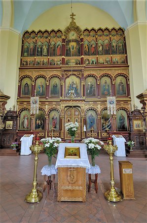 simsearch:841-03032238,k - Intérieur de l'église de la Sainte mère de Dieu, Vilnius, Lituanie, pays baltes, Europe Photographie de stock - Rights-Managed, Code: 841-03062965