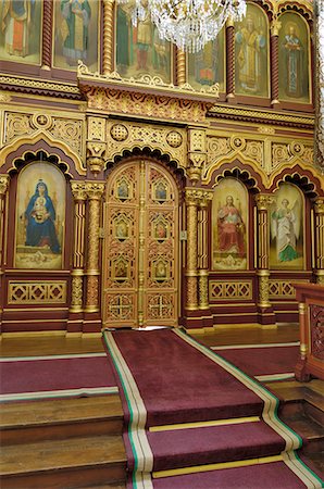 Intérieur de l'église de la Sainte mère de Dieu, Vilnius, Lituanie, pays baltes, Europe Photographie de stock - Rights-Managed, Code: 841-03062966