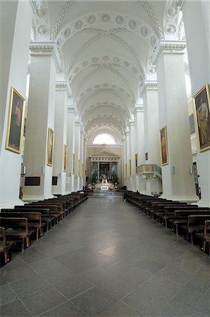 simsearch:841-03062896,k - Intérieur de la cathédrale, Vilnius, Lituanie, pays baltes, l'Europe Photographie de stock - Rights-Managed, Code: 841-03062972