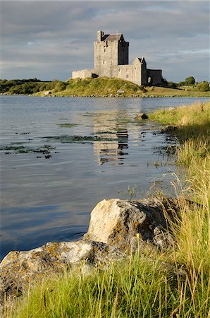 dungory castle - Dunguaire (Dungory) Castle, Kinvarra, County Galway, Connacht, Republic of Ireland, Europe Foto de stock - Con derechos protegidos, Código: 841-03063060