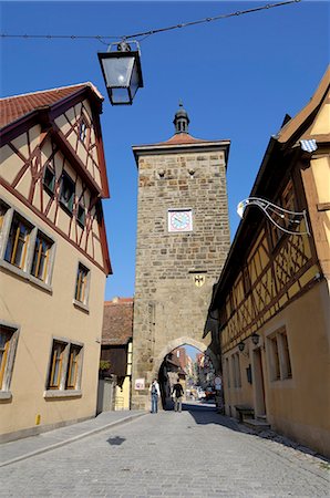 simsearch:841-03030546,k - Spitalgasse looking towards the Siebersturm (Siebers Tower) and Plonlein (Little Square), Rothenburg ob der Tauber, Bavaria (Bayern), Germany, Europe Stock Photo - Rights-Managed, Code: 841-03063114