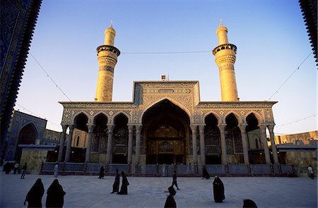 Mosquée Al Abbas, Karbala (Kerbela), Irak, Moyen-Orient Photographie de stock - Rights-Managed, Code: 841-03063273