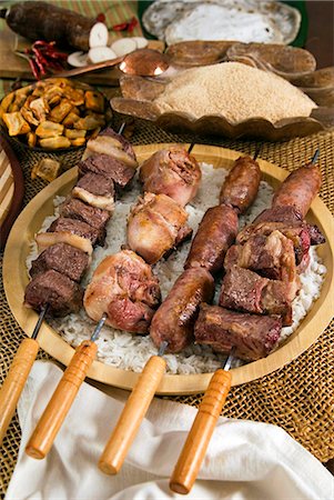 Brazilian churrasco, Brazil, South America Foto de stock - Con derechos protegidos, Código: 841-03063389