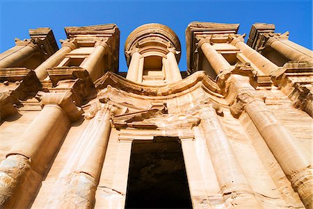 petra - The Monastery (El Deir), Petra, UNESCO World Heritage Site, Jordan, Middle East Stock Photo - Rights-Managed, Code: 841-03063461