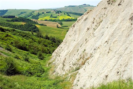 Crete Senesi area, near Asciano, Siena Province, Siena, Tuscany, Italy, Europe Fotografie stock - Rights-Managed, Codice: 841-03063577